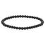 Lebensquelle Plus Schungit Mini Kugelarmband | 4-5mm | Hochwertiges Edelsteinarmband 19cm flexibel