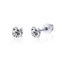 Limerencia Titan Ohrringe für Damen Herren, G23 Medizinische Ohrstecker Hypoallergen Gesundheitsstecker Ohrringe für empfindliche Ohren Mode Damenschmuck (5mm, Weiß)