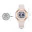 GOLDEN HOUR Digital Uhr Damen 5ATM Wasserdichte Sport Chronograph mit Silikonarmband - Sportlich Elegant mit Datum, Leuchtend Leicht ablesbares Zifferblatt