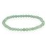 Lebensquelle Plus Mini Kugelarmband | 4mm | Hochwertiges Edelsteinarmband (Aventurin, grün)