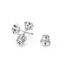 Limerencia Titan Ohrringe für Damen Herren, G23 Medizinische Ohrstecker Hypoallergen Gesundheitsstecker Ohrringe für empfindliche Ohren Mode Damenschmuck (5mm, Weiß)