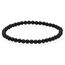Lebensquelle Plus Mini Kugelarmband | 4mm | Hochwertiges Edelsteinarmband (Onyx)