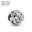 PANDORA All Over-Herzen Charm Sterling-Silber 11 x 11 x 10,7 mm (T/H/B)