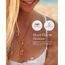 Purelei Heart Charm Kette Damen (Gold) – Halskette Damen aus langlebigem Edelstahl – Wasserfeste Kette – 50-55 cm Länge verstellbar – Halskette für deinen individuellen Look