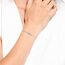Swarovski Hyperbola Armband, Unendlichzeichen und Herz, Weiss, Rhodiniert