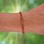 Lebensquelle Plus Mini Kugelarmband | 4-5mm | Hochwertiges Edelsteinarmband (Sonnenstein)