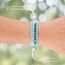 Lebensquelle Plus Mini Kugelarmband | 4mm | Hochwertiges Edelsteinarmband (Apatit)