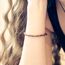 Lebensquelle Plus Mini Kugelarmband | Hochwertiges Edelsteinarmband (Granat)