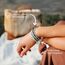Lebensquelle Plus Mini Kugelarmband | 4mm | Hochwertiges Edelsteinarmband (Aquamarin)