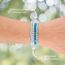 Lebensquelle Plus Mini Kugelarmband | 4mm | Hochwertiges Edelsteinarmband (Larimar)