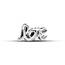 PANDORA Moments Handgeschriebenes Liebe Charm aus Sterling Silber, Kompatibel Moments Armbändern, 793055C00