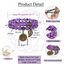Farfume Chakra Armbänder für Frauen - Kristalle Armband Frauen natürliche Edelsteine Yoga Reiki - ein Satz von Doppel-Armbänder(Amethyst(Groß)