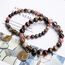 Farfume Chakra Armbänder für Frauen - Kristalle Armband Frauen natürliche Edelsteine Yoga Reiki - ein Satz von Doppel-Armbänder(Rhodonitperlen(Klein)
