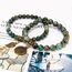 Farfume Chakra Armbänder für Frauen - Kristalle Armband Frauen natürliche Edelsteine Yoga Reiki - ein Satz von Doppel-Armbänder(Afrikanische Türkisperlen(Groß)