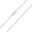 MATERIA Schmuck feine 925 Silber Panzerkette 1mm - Damen Halskette silber in 40-120 cm verfügbar #K32, Länge Halskette:40 cm