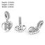 PANDORA Damen-Bead Charms 925 Sterlingsilber 797262CZ