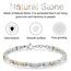 SIUMAL Boho Armband Damen, Natürliches Steine Armbänder für Frauen Party Weihnachten Geburtstag Jubiläum Abschluss Valentinstag Muttertag