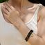 Farfume Chakra Armbänder für Frauen - Kristalle Armband Frauen natürliche Edelsteine Yoga Reiki- Ein Satz von Doppel-Armbänder(Onyx(Mittel))