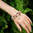 Farfume Chakra Armbänder für Frauen - Kristalle Armband Frauen natürliche Edelsteine Yoga Reiki- Ein Satz von Doppel-Armbänder(Violetter Stein(Mittel))