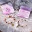 Farfume Chakra Armbänder für Frauen - Kristalle Armband Frauen natürliche Edelsteine Yoga Reiki- Ein Satz von Doppel-Armbänder(Violetter Stein(Mittel))