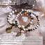 Farfume Chakra Armbänder für Frauen - Kristalle Armband Frauen natürliche Edelsteine Yoga Reiki- Ein Satz von Doppel-Armbänder(Friedensjade(Mittel))