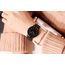 HANNAH MARTIN Damen Uhren Analog Quarz Edelstahl Wasserdicht Mesh Ultradünne (Schwarz Oberfläche ，Schwarz Armband 2)