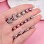 LOLIAS 8 Paare Screwback Ohrstecker Ohrringe für Damen Mädchen - Hypoallergene Hoop Ohrringe mit Nette Blume, Ball, Herz, CZ Schmetterling Stud und Tragus Knorpel Piercing
