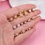 LOLIAS 8 Paare Screwback Ohrstecker für Damen Mädchen - Hypoallergene Hoop Ohrringe - Blume, Ball, Herz, CZ, Schmetterling Stud - Edelstahl Tragus Knorpel Piercing