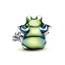 PANDORA Moments Kletternder Frosch Charm aus Sterling Silber, Kompatibel Moments Armbändern, 7793342C01