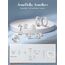 JeweBella 3 Paar Ohrringe Silber 925 Set für Damen 14 Karat Vergoldet Kleine Ohrstecker Stapelbar Zirkonia Creolen für Mehrere Piercings