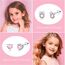 LOLIAS 8 Paar Schraubohrringe für Mädchen Damen 316L Edelstahl Hypoallergen Stern Herz CZ Ohrring Mehrfarbig Schmetterling Blume EinhornKatze Piercing Ohrringe Ohrstecker Geschenkset