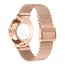Liebeskind Berlin Damen Armbanduhr LT-0511-MQ Edelstahl in IP Roségold,Weiß am Edelstahlband