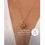 Purelei Sun Kette Damen (Roségold) – Halskette Damen aus langlebigem Edelstahl – Wasserfeste Kette mit Anhänger – 50-55 cm Länge verstellbar – Halskette für deinen individuellen Look