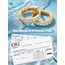 JeweBella 3 Paar Ohrringe Silber 925 Set für Damen 14 Karat Vergoldet Kleine Ohrstecker Stapelbar Zirkonia Creolen für Mehrere Piercings