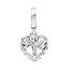 PANDORA Moments Herz Familienstammbaum Charm-Anhänger aus Sterling Silber - Kompatibel Moments Armbänder - 799149C00