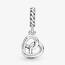 PANDORA Brezel Charm-Anhänger aus Sterling Silber, Breite: 10,3mm, 799393C00