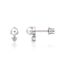 Limerencia Medizinische Titan Ohrringe, G23 Hypoallergen Gesundheitsstecker Ohrstecker mit Schraubverschluss, Nickelfreie Ohrringe für Damen, Mädchen und Kinder (CZ + Pearl)