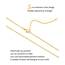 OSTAN Goldkette Damen Ohne Anhänger 925 Silber Gold Ankerkette Kette Gold Halskette Vergoldet Breite 1,4mm Verlängerte Goldkette 50cm 55cm dünne Feine Glod kette Lang