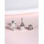 Limerencia Medizinische Titan Ohrringe, G23 Hypoallergen Gesundheitsstecker Ohrstecker mit Schraubverschluss, Nickelfreie Ohrringe für Damen, Mädchen und Kinder (CZ + Pearl)