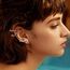 YADOCA 4 Paare G23 Titanium Ohrstecker Hypoallergen für Damen Herren Mädchen Silber Ohrstecker Runde Scheibe Ohrringe für Empfindliche Ohren 2/3/4/5mm