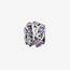 PANDORA Offen gearbeitetes, lilafarbenes Gänseblümchen Charm, Kollektion Garden, aus Sterlingsilber, 798772C02