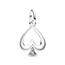 PANDORA ME Pik Medaillon-Charm aus Sterling Silber mit Cubik Zirkonia, Kompatibel ME und Moments Armbändern, 793078C01