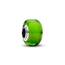 PANDORA Moments Grünes Murano-Glas Mini-Charm aus Sterling Silber, Kompatibel Moments Armbänder, 793106C00