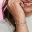 PANDORA ME Charm Anhänger "Gesicht auf Perle" silber, Süßwasserzuchtperle 799678C01