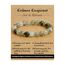 Landorilo Handmade Echte Naturstein Perlen Heilsteine Armband Damen Herren, 8MM Runde Edelsteine Yoga Armbänder, Glücksarmband, Kreative Schmuck Geschenke(Grünes Gespenst)