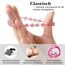 Landorilo Handmade Echte Naturstein Perlen Heilsteine Armband Damen Herren, 8MM Runde Edelsteine Yoga Armbänder, Glücksarmband, Kreative Schmuck Geschenke(Rosa Kristall)
