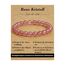 Landorilo Handmade Echte Naturstein Perlen Heilsteine Armband Damen Herren, 8MM Runde Edelsteine Yoga Armbänder, Glücksarmband, Kreative Schmuck Geschenke(Rosa Kristall)