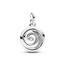PANDORA ME Dankbarkeit Spirale Medaillon-Charm aus Sterling Silber mit Cubik Zirkonia, Kompatibel ME und Moments Armbändern,793046C01