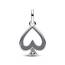 PANDORA ME Pik Medaillon-Charm aus Sterling Silber mit Cubik Zirkonia, Kompatibel ME und Moments Armbändern, 793078C01