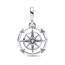 PANDORA ME Kompass Medaillon aus Sterling Silber, Cubic Zirkonia, Kompatibel ME Collection, 18,1mm, 792693C01